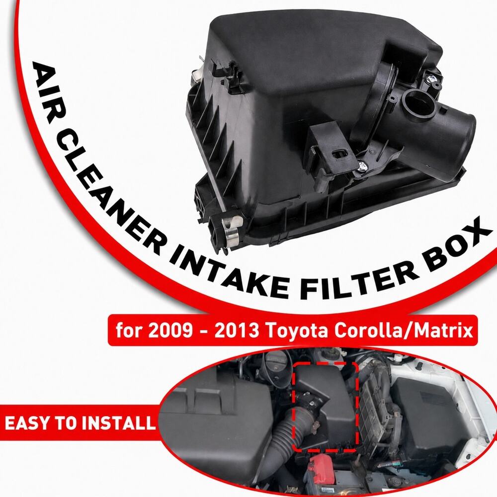 Air Intake Filter Housing for 2009-2013 Toyota Corolla or Matrix 1.8L